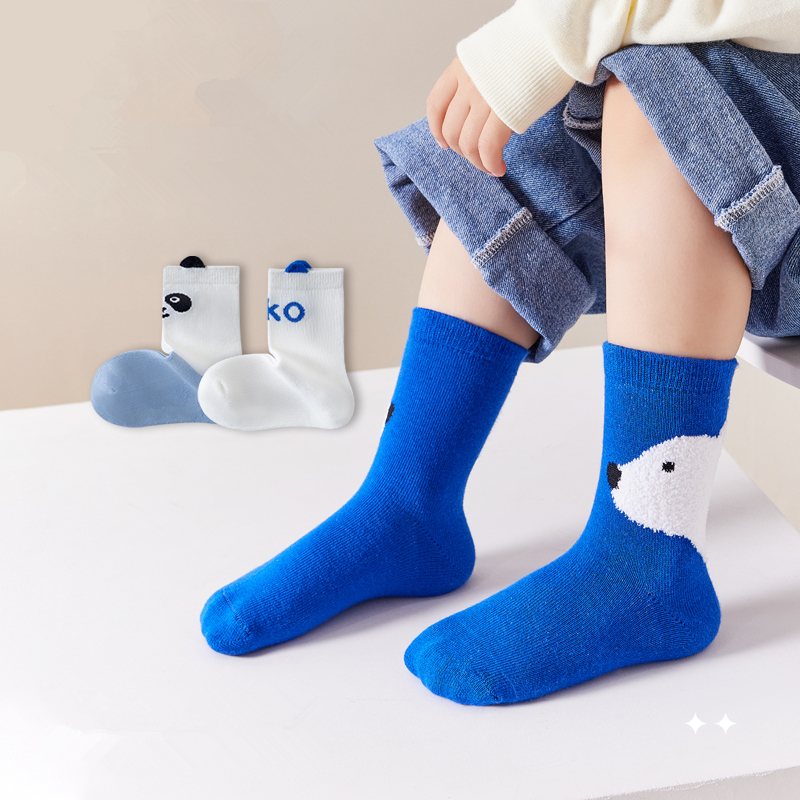 儿童春秋棉袜男女童新生婴儿袜