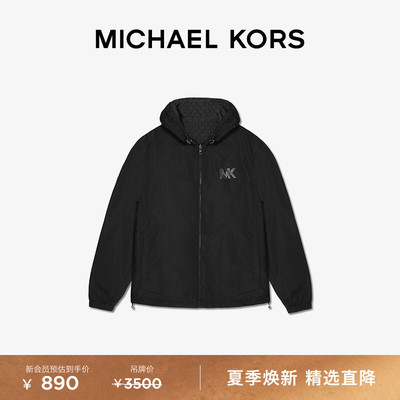 MK拉链运动休闲连帽夹克外套