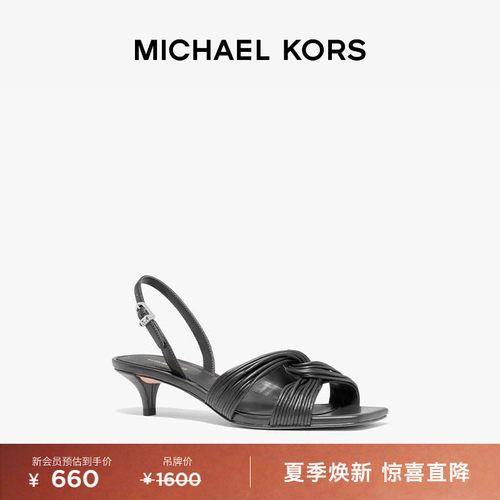 MICHAEL KORS MK Alessia 女士猫跟凉鞋 跟高4.5cm