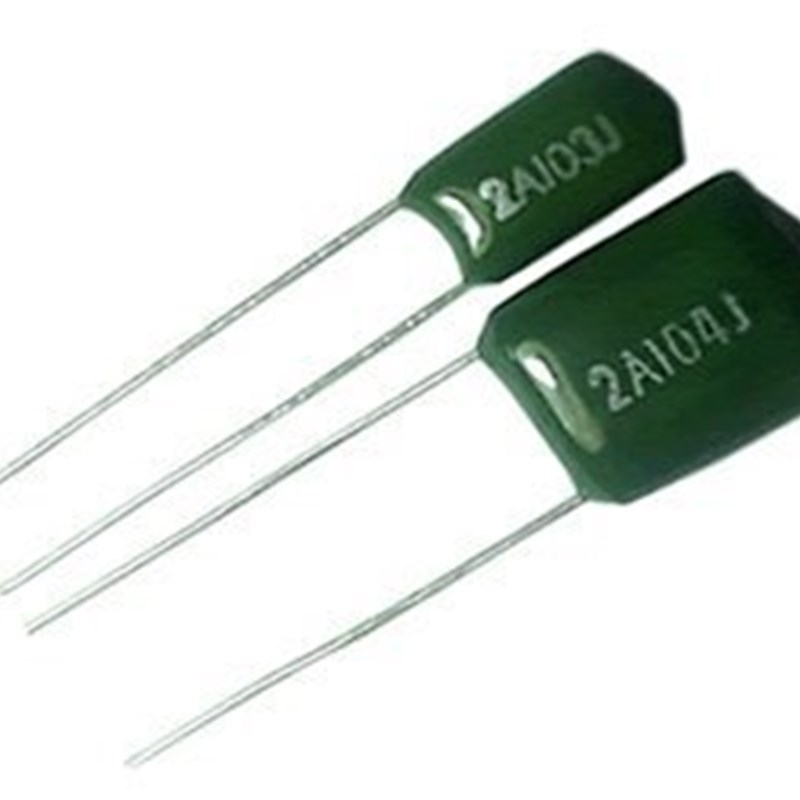 全新涤纶电容器 2A104J 100V 100nF 0.1uF 聚酯薄膜电容 现货