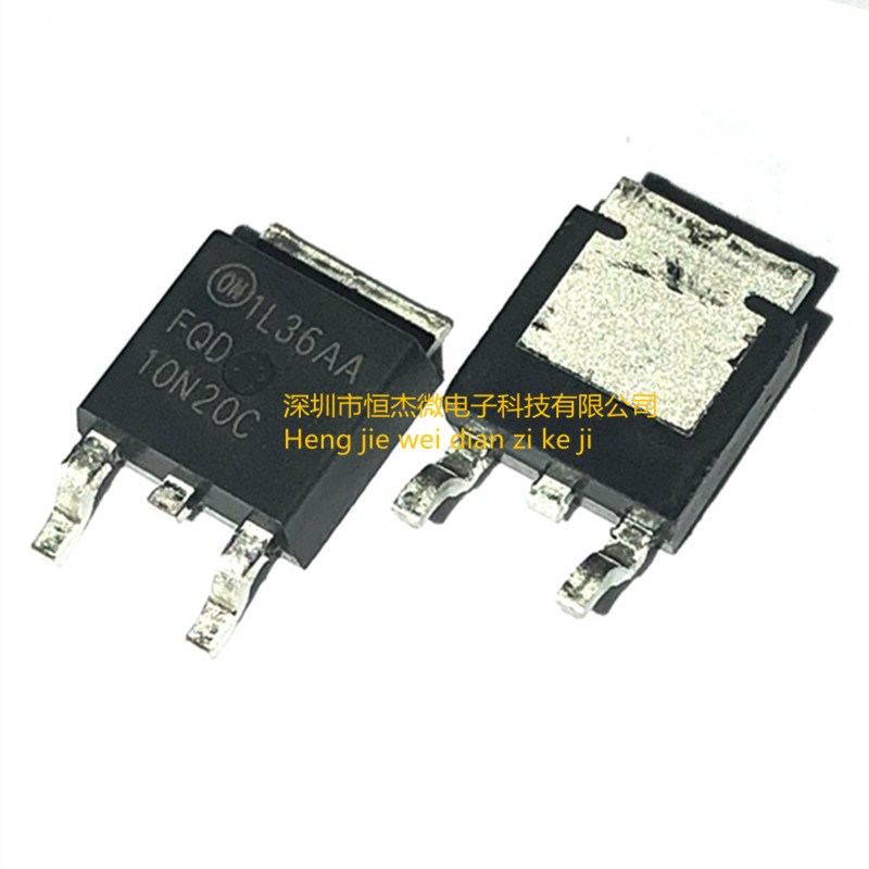 全新原装进口 FQD10N20C 10N20C TO-252 贴片场效应管芯片