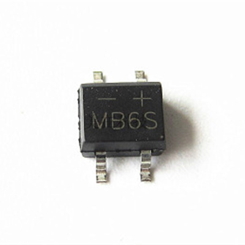 MB6S SOP-4 0.5A 600V 贴片整流桥 桥堆 桥式整流器 10只起拍