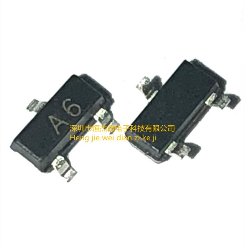 BAS16 贴片三极管 丝印: A6 A6W SOT23 开关二极管(50只)