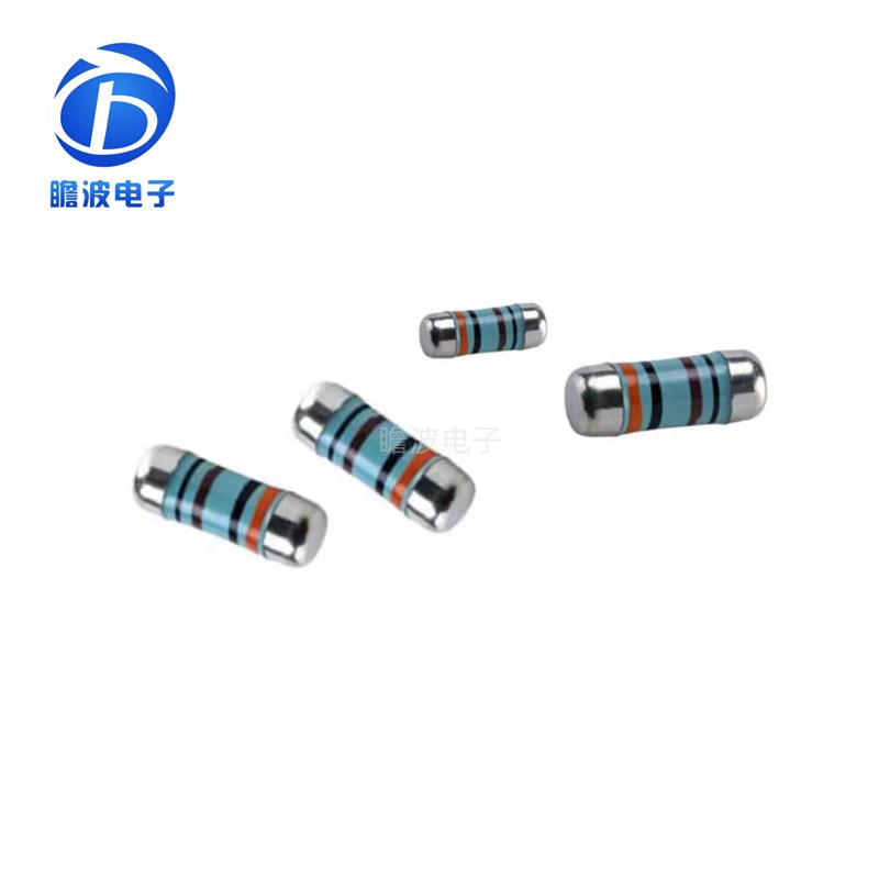 0204 0207贴片圆柱色环晶圆电阻1欧姆1.2R 1.5R 1.8R 2R 2.2R-15R