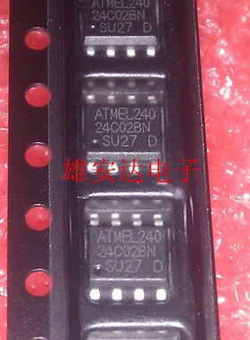 贴片SOP8 AT24C02 AT24C02BN-SH-T AT24C02N 存储器/串口