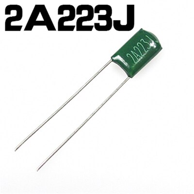 涤纶电容器 2A223J 100V 22nF 0.022uF聚酯薄膜电容 现货现货