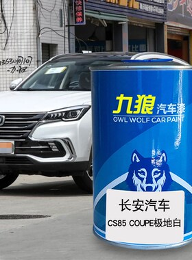 九狼汽车漆长成品安汽车CS85炫银灰B极地白95闪光月光白CX20及品