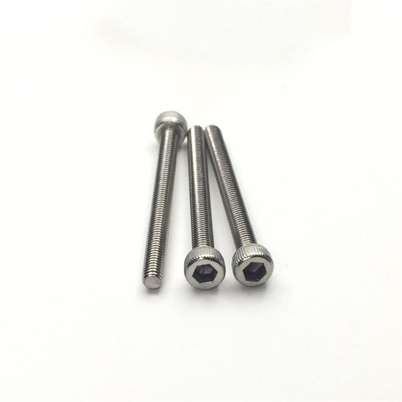 304不锈钢滚花内k六角螺丝钉M3*25圆柱头杯頭內六角螺絲m3x25m1.6