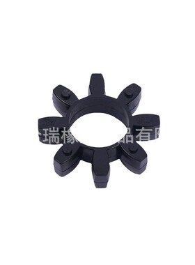 黑色橡胶耐磨梅花垫MT联轴器弹性垫yoxQ液力耦合器梅花盘