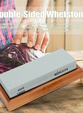 Premium Whetstone Cut Sharpening DStone Set  400#/1000# 3000