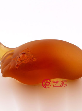 琉璃摆件祝福知足常乐脚丫子宝宝生日礼J物办公室书房饰品镇纸刻