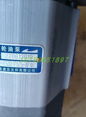 合肥皖液液压齿轮油泵 CBQLAF-Fz532/F525-AF 液压泵 花键齿轮