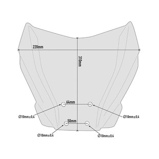 2021 KEEWAY 2018 125 前挡风M玻璃加高风挡导流板摩托车配件 RKF