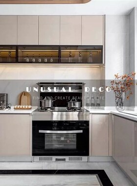 UNUSaUAL 样板房样板间厨房装饰品道具不锈钢锅具厨具摆件橱柜软