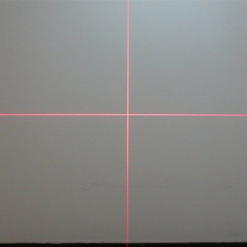 635nm5mw红光十字线激光器红外线定位灯L镭射标线器垂直/倾斜投射