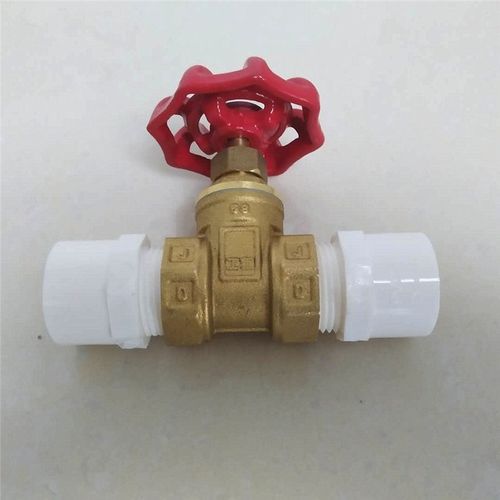 PVC闸阀截止阀自来水阀门加厚水管水表前阀L门暖气阀门开关4分6分