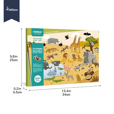 MiDeer New Reusable Stickers Book Game Pad CollectioZn Kids