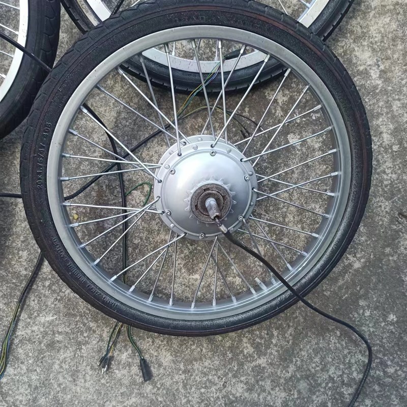 48伏电动自行车电机20寸22马达带轮毂圈36V改L装配件16寸18寸240W