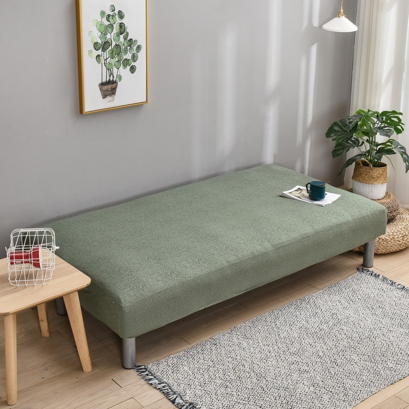 无扶手泡泡纱防水沙发套全包x罩弹力纯色懒人沙发床罩折叠两用型