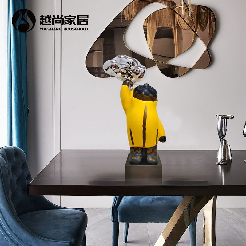 新中式创意雕塑摆件轻奢s北欧风格酒柜桌面装饰家居客厅电视柜饰,家居饰品,装饰摆件,淘宝优惠券,粉丝福利购,淘宝优惠卷