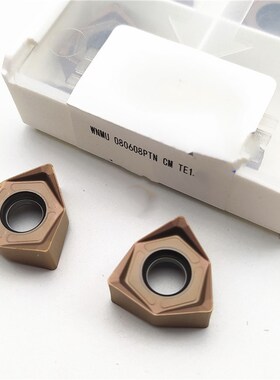 数控刀片桃型快进给铣刀片铣削不锈钢高WNMU080H608PTN-CM TE1028