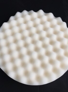 3M05723 白l色8寸20cm海绵球抛光盘 汽车抛光轮打蜡美容粗切削