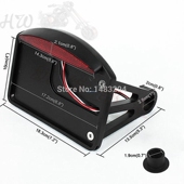 哈雷883 车牌架复古后侧牌照 1200戴娜路王肥仔z继承者夜路德改装