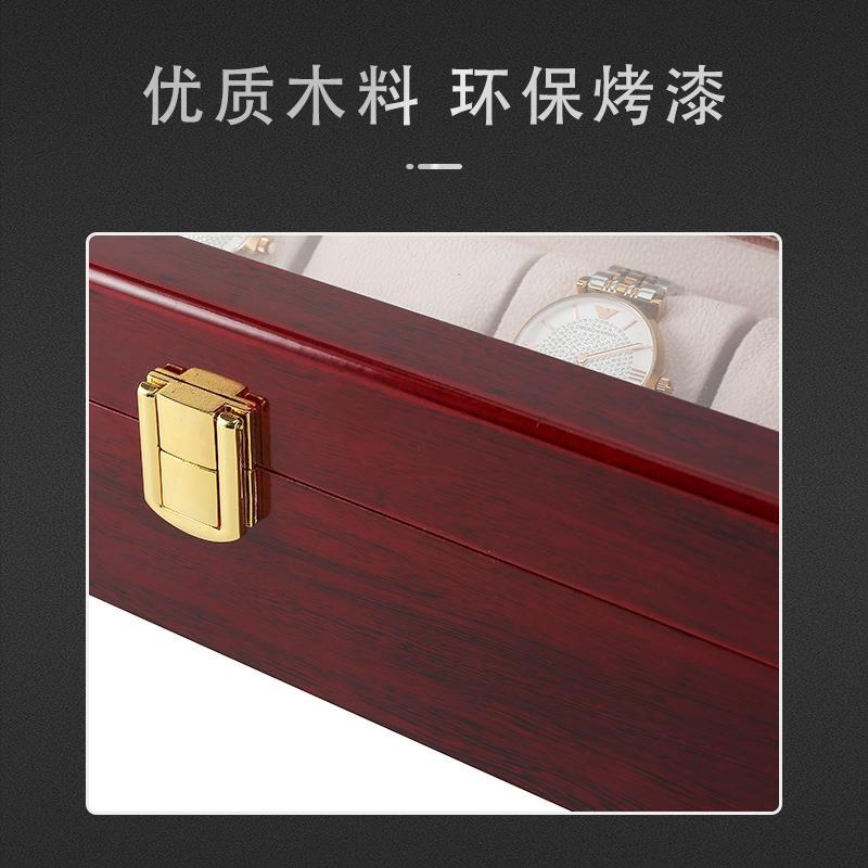 手表盒子钢琴烤漆腕表盒子w机械表收纳展示盒多位现货手表盒