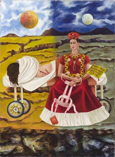 Kahlo油画希望之树手绘临摹复制品 弗里达卡罗墨西哥女画家Friuda