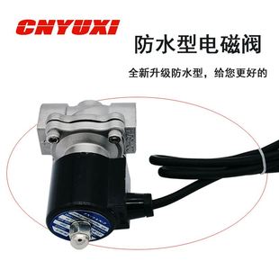 12V CNYUXcI 220V 24V 304不锈钢户外专用水阀防水电磁阀2S200