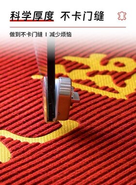 欢迎光临进门e地毯迎宾门垫防滑吸水商铺酒店大门口地垫红色脚链