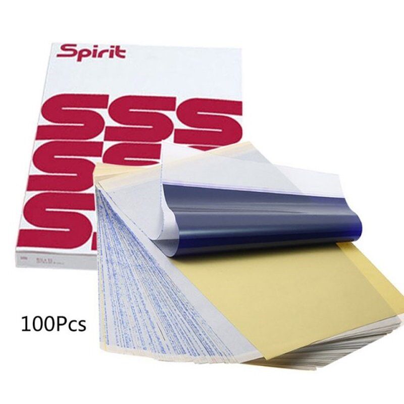 100 Sheets Tattoo Transfer PapeBr A4-Size 4 Layers Spirit-St