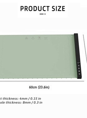 2025新品便捷式卷起收纳硅胶暖菜板垫定时童锁四档温O控110V/ 220