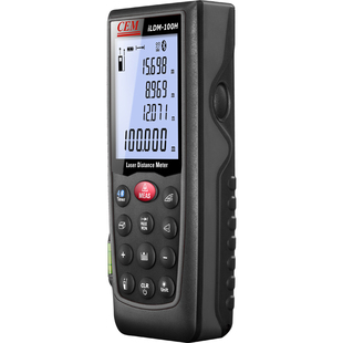 输出CAOD图iLDM 电子尺 100H 激光测距仪高精度100米手持式 华盛昌