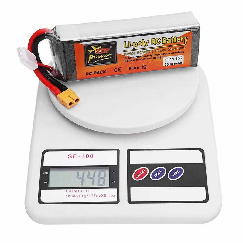 ZOP高倍率航模电池RC7500mah2S311.1V14.8Kv22.2 V35C攀爬车锂电