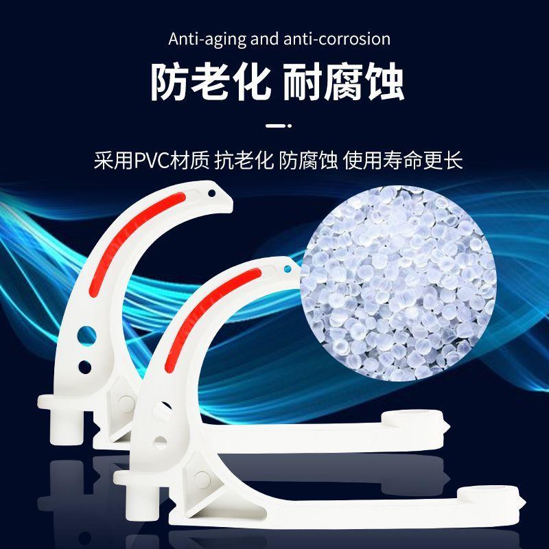 厂~直销用电缆钩GL-PV20矿120C型阻燃绝缘塑挂料挂钩电缆家挂钩