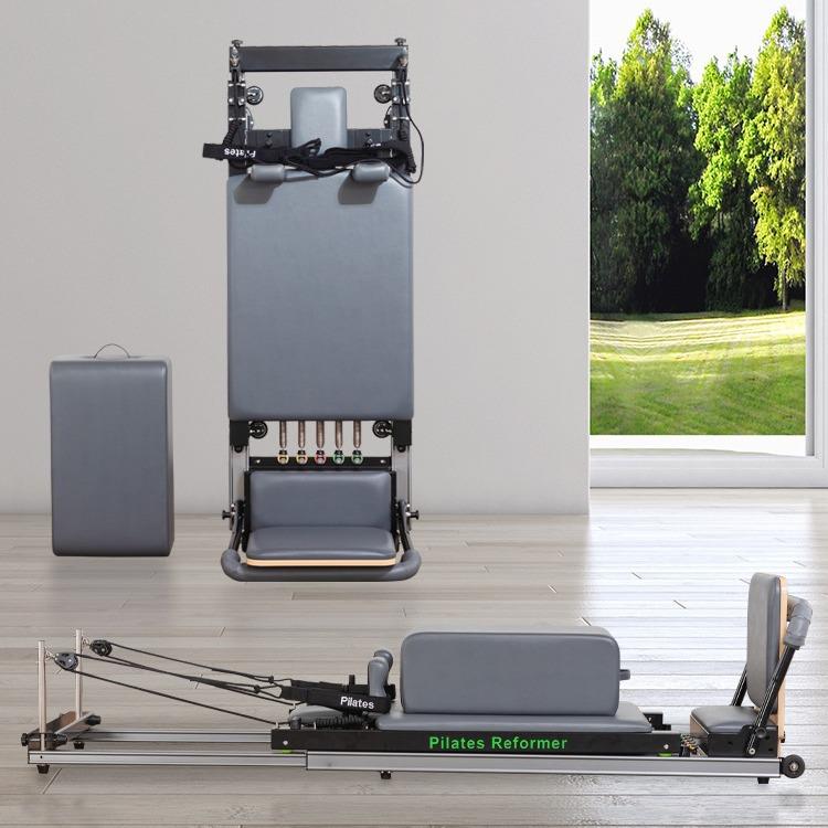 铝合金普拉提家用核心床折叠床伸缩床矫正器瑜伽馆梯桶器材钢架