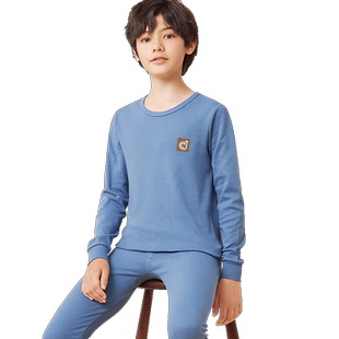 顶瓜瓜儿童内衣套装男童秋衣秋裤纯棉中大童全棉睡衣棉毛衫保暖