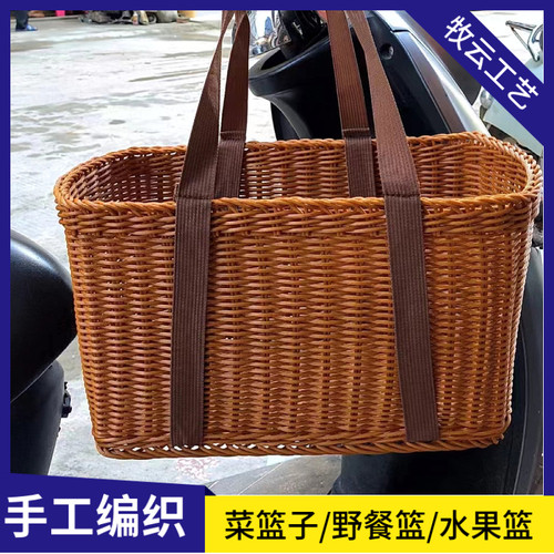 菜篮子手工编织防霉防潮大容量