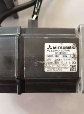 Mitsubishi三菱伺服电机HC-MFS23，200W，-议价；