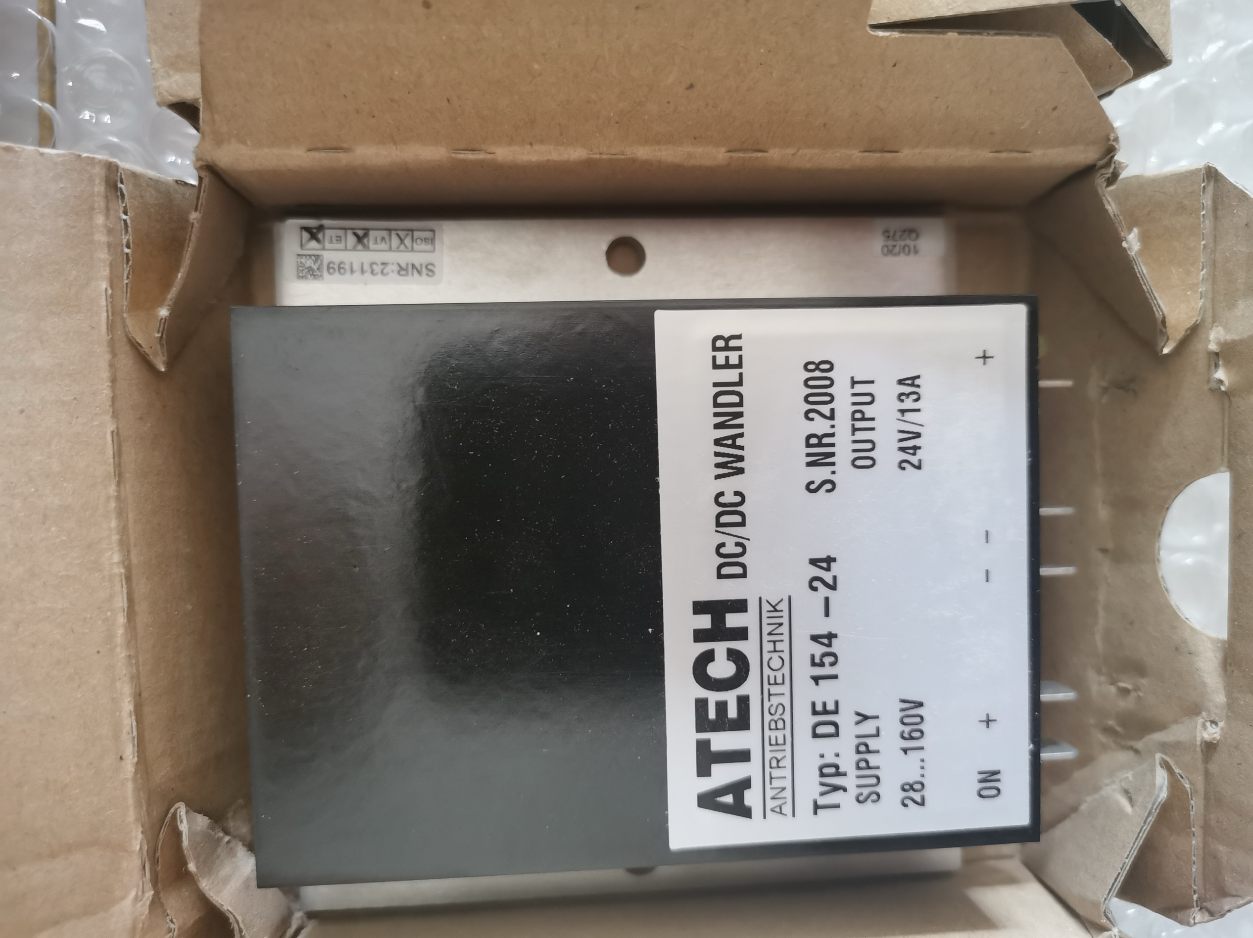 ATECH电源模块DE154-24 变桨DC-DC电源模块