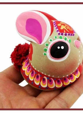 中国风特色礼物12生肖摆件手工泥人泥塑彩绘十二生肖纪念品送老外