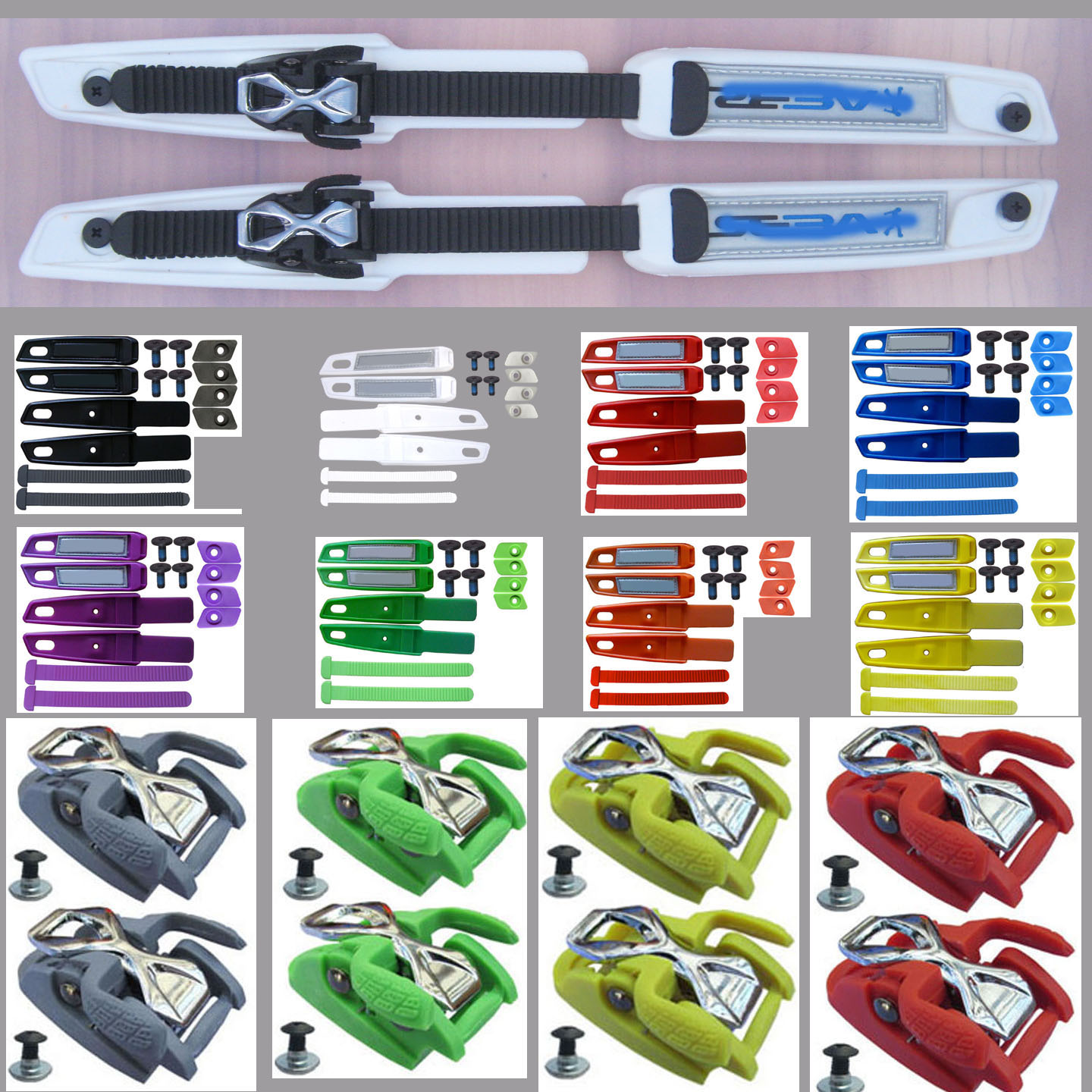 HV轮滑鞋配件能量带蜘蛛扣套装