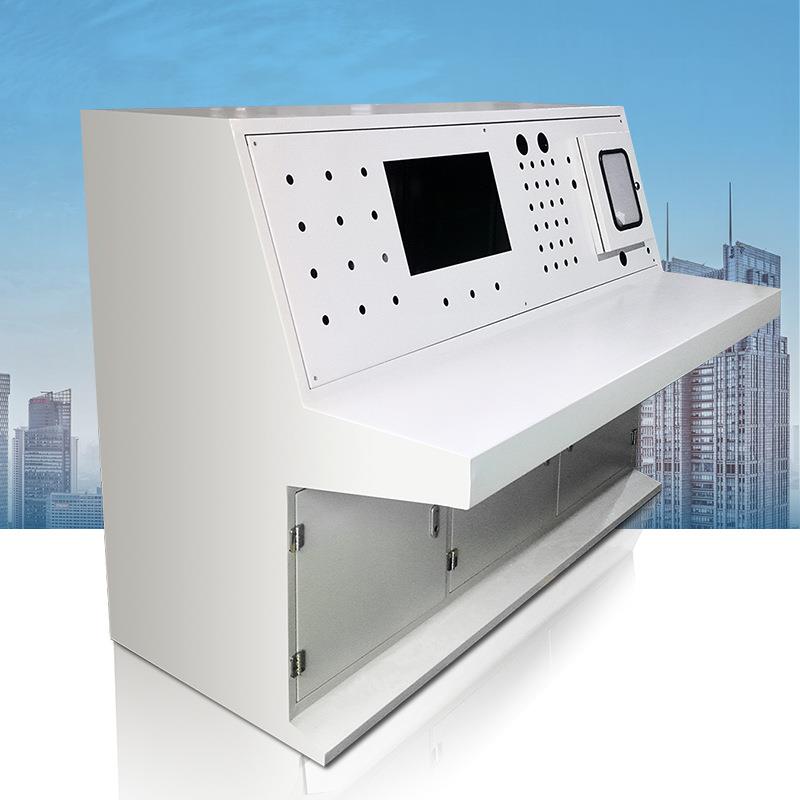 PLC控制柜斜面落地式校验工作台琴式操作台工业自动化监控电气台