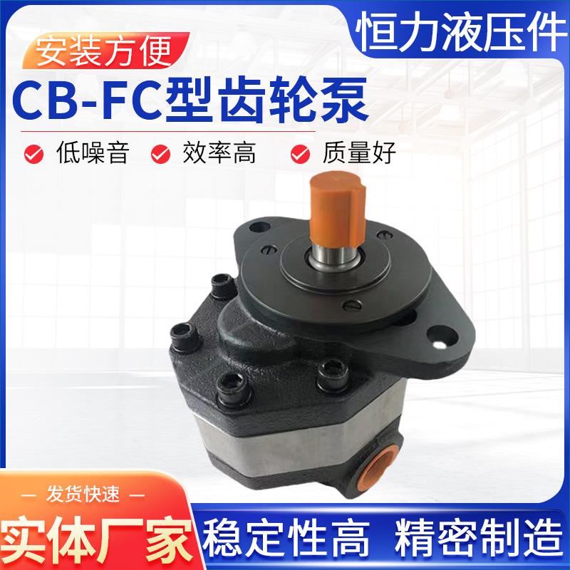 液压油泵CB-FC齿轮泵大扭矩压力泵大流量高压齿轮油泵