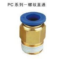 亚德客螺纹直通PC气管接头APC4-M5 6-01 APC8-02 10-03 12-04快插