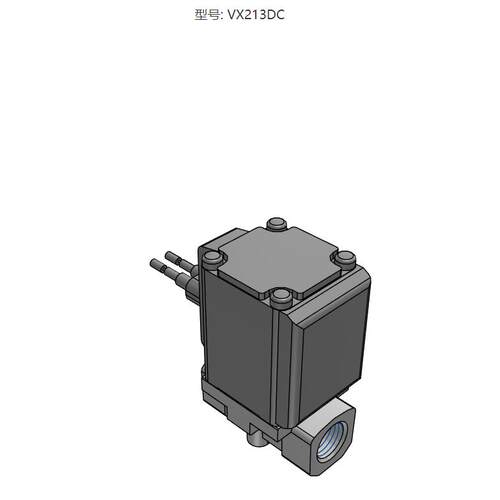 SMC 原装正品 VX213DC系列 直动式2通电磁阀 油用单体