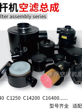 螺杆空压机空气滤芯总成空滤风格总成C1140 C1250 C14200 C16400