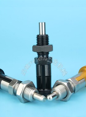 平头自锁型分度销ZAG35/ZAG36/ZAG45/ZAG46 弹簧拉销旋钮锁紧销