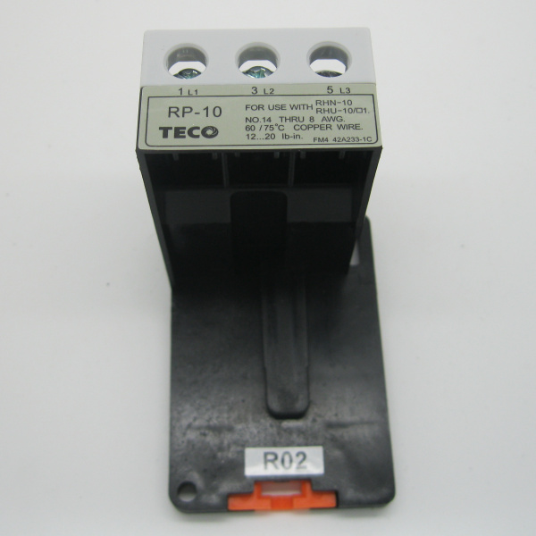 原装正品 台安(TECO东元）热过载保护继电器连接底座RP-10底座